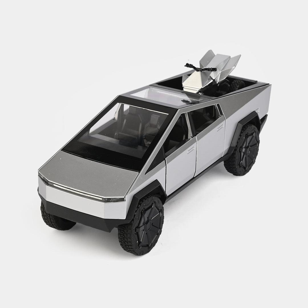 Cybertruck Die-Cast Model Set with Mini Vehicle
