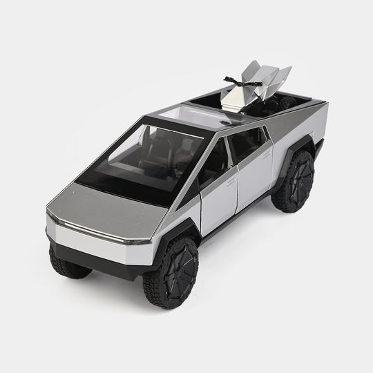 Cybertruck Die-Cast Model Set with Mini Vehicle