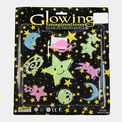 Glowing Plastic Stickers