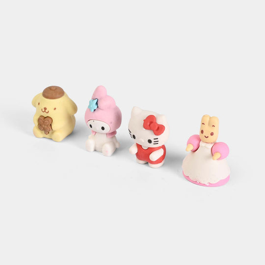Cute Novelty Stationery Eraser Set