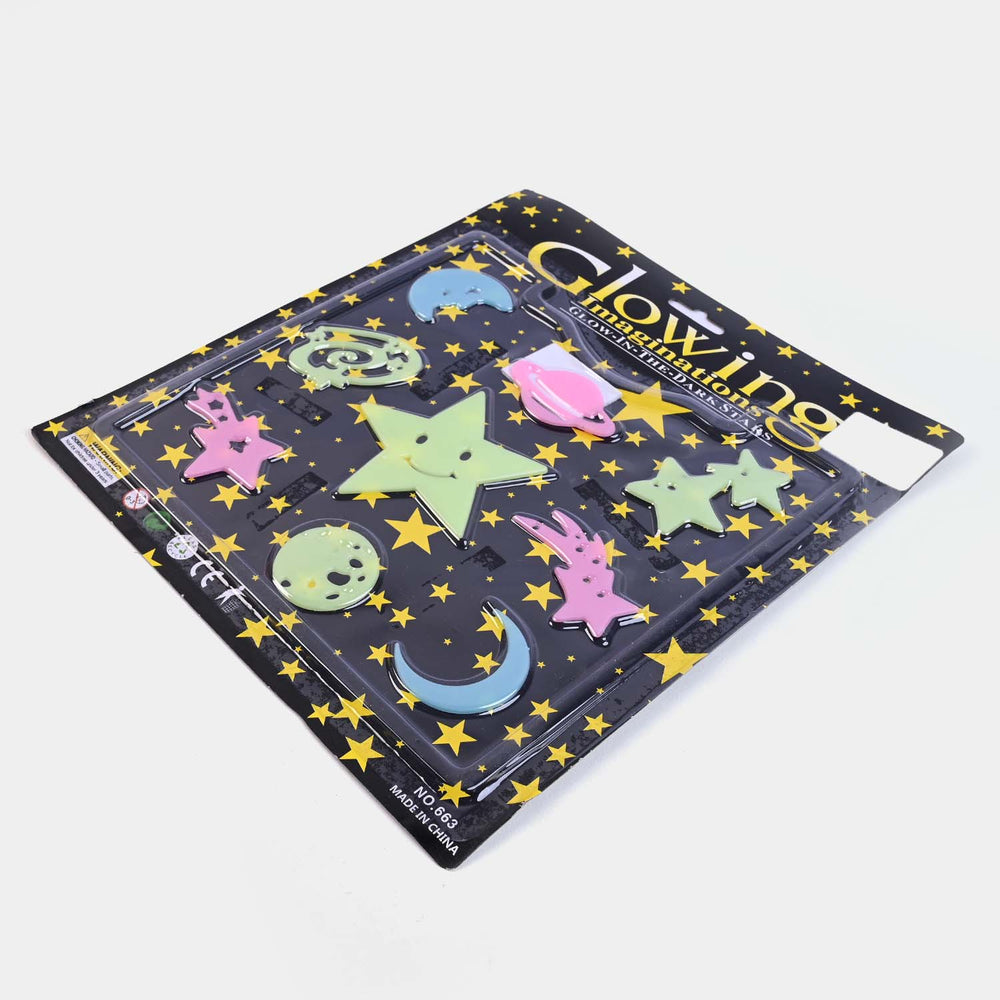 Glowing Plastic Stickers