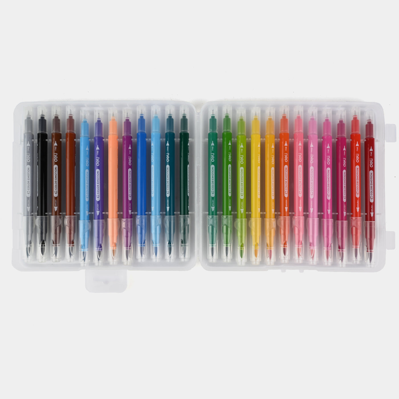2 in 1 Double Ended Tip Pen 24 Colors For Kids