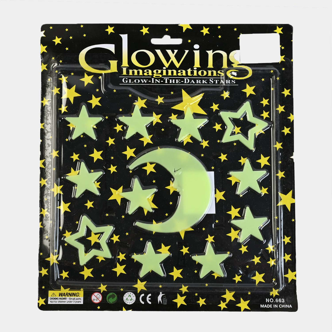 Glowing Plastic Stickers