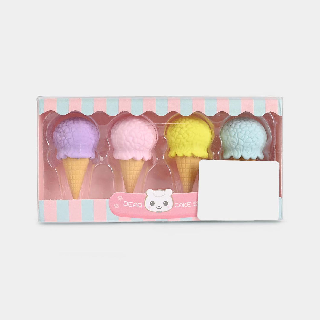 Cute Novelty Stationery Eraser Set