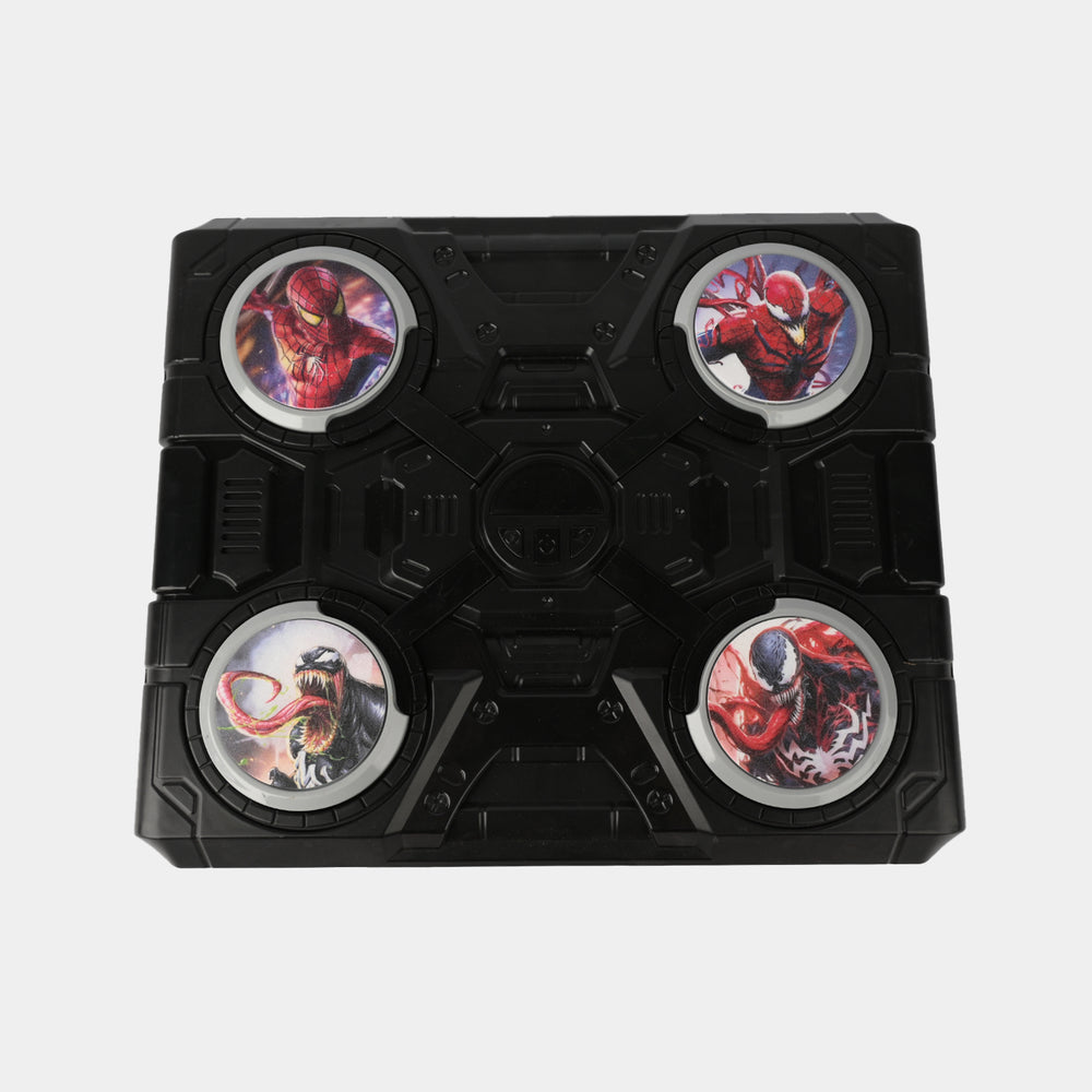 Electronic Musical Boxing Trainer with Gloves – Light, Music & Reaction Game