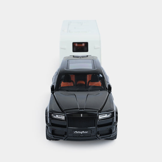 Die-Cast SUV with Travel Camper Trailer Set