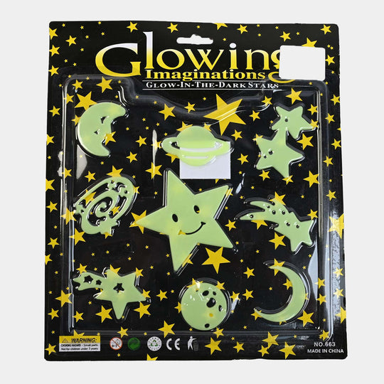 Glowing Plastic Stickers