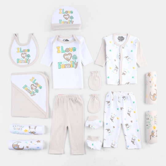 Unisex Newborn Gift Set - Grey 13Pcs