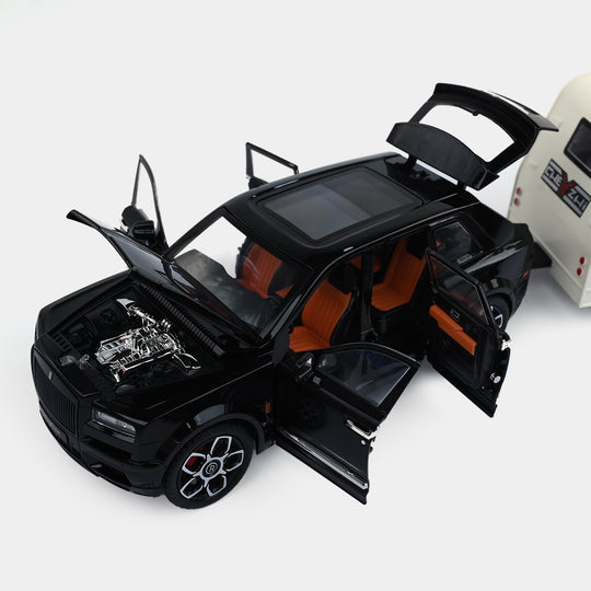Die-Cast SUV with Travel Camper Trailer Set