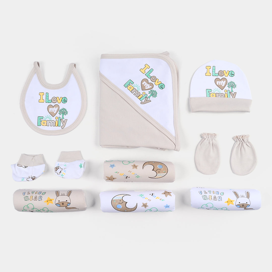 Unisex Newborn Gift Set - Grey 13Pcs
