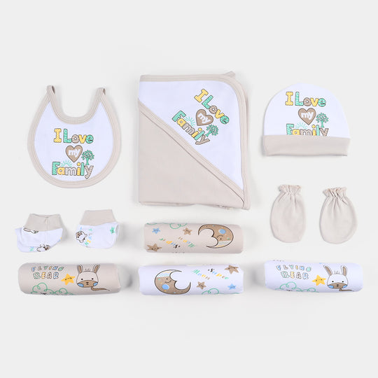 Unisex Newborn Gift Set - Grey 13Pcs