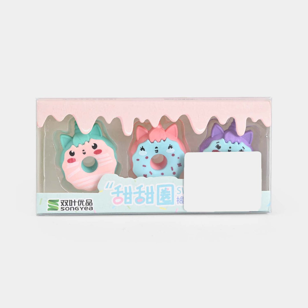 Cute Novelty Stationery Eraser Set