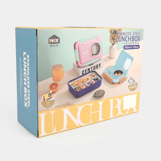 Kids Portable Steel Bento Lunch Box
