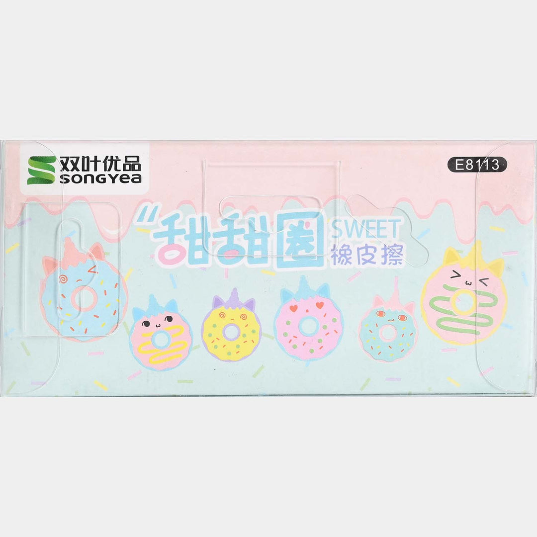 Cute Novelty Stationery Eraser Set