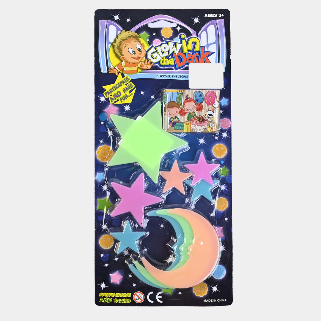 Glowing Plastic Stickers