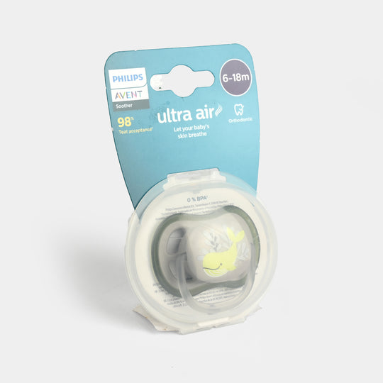 Philips Avent Ultra Air Pacifier (6–18m) – Yellow Whale