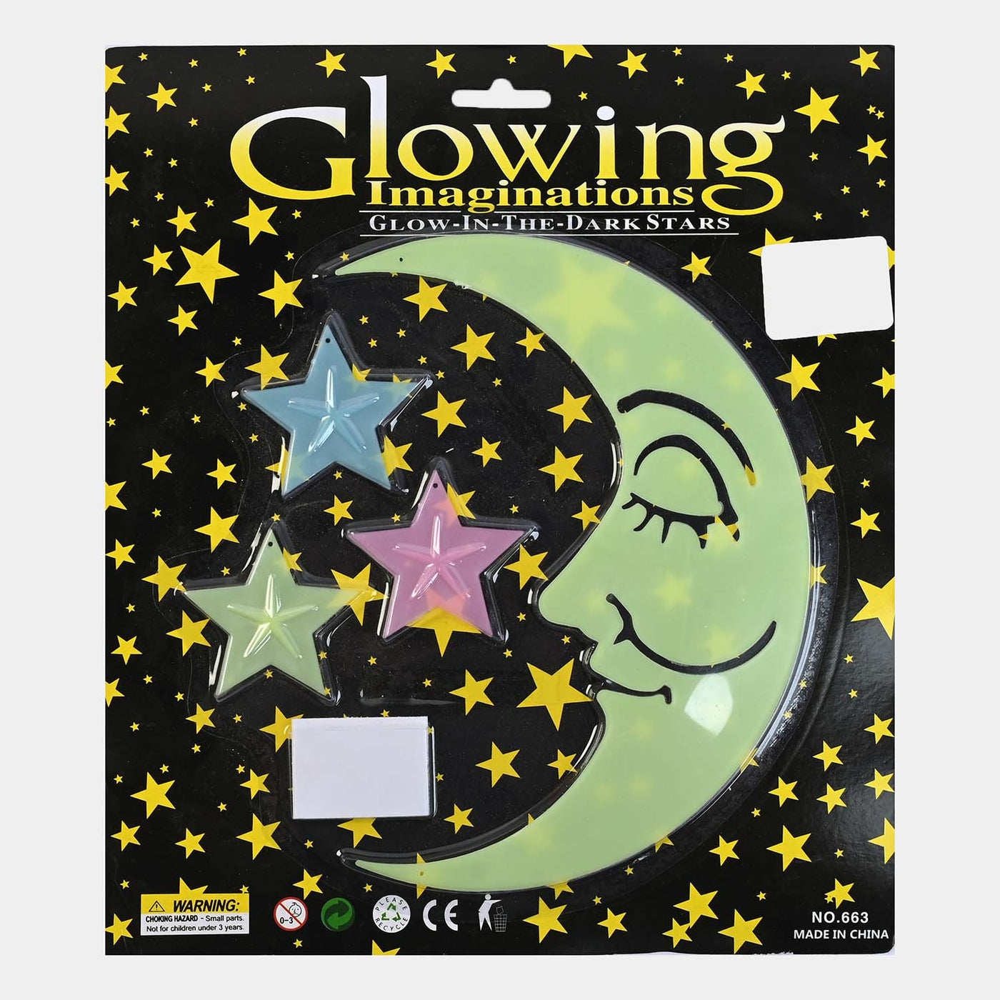 Glowing Plastic Stickers