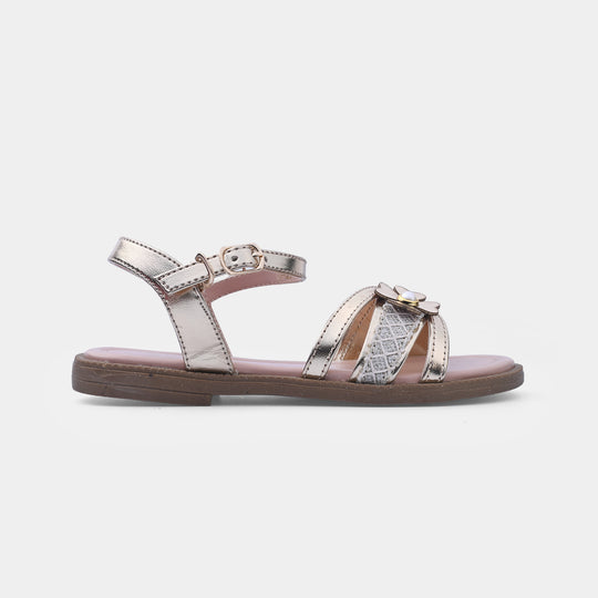 Girls Sandal BS-022-Golden