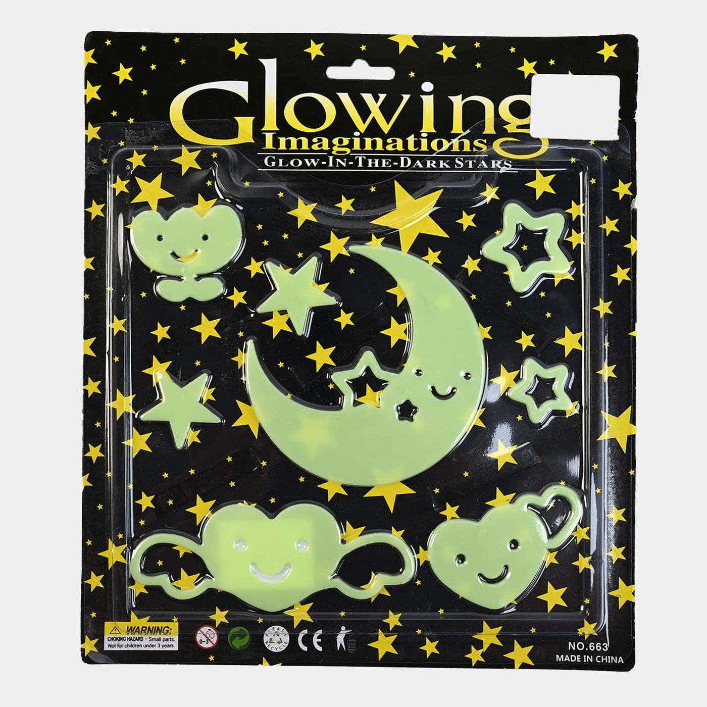 Glowing Plastic Stickers