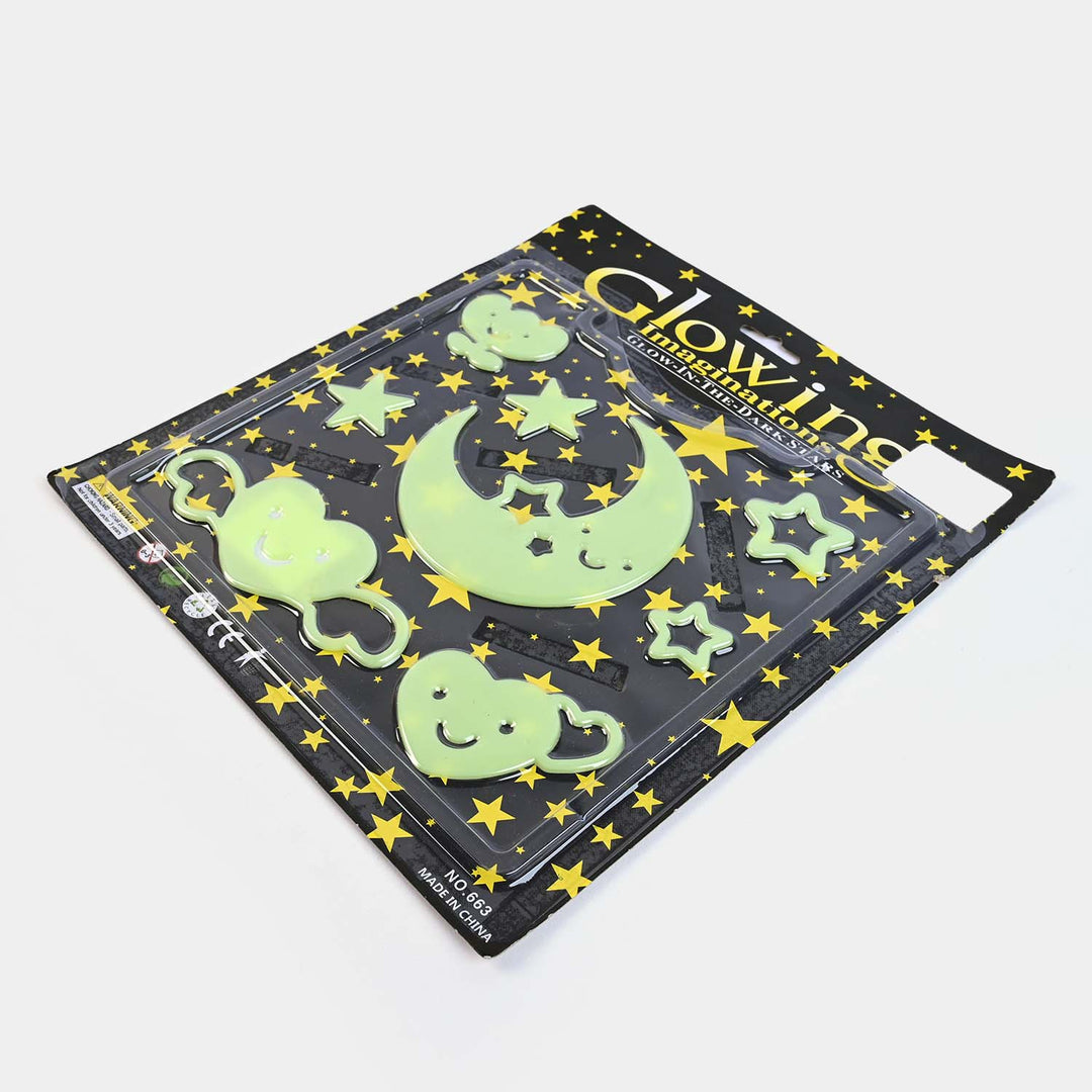 Glowing Plastic Stickers