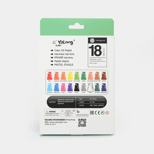 Oil Pastel 18 Colors
