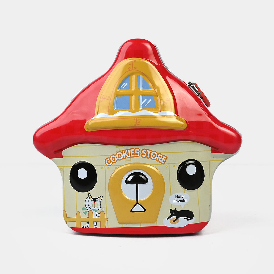 Metal Coin/Money Box with Lock For Kids