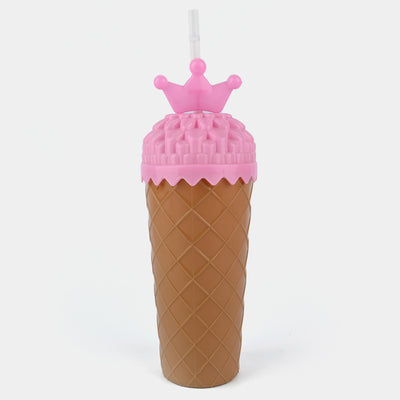 Polka Straw Glass For Kids