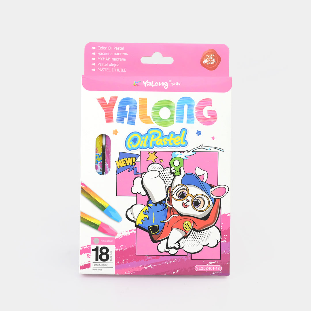 Oil Pastel 18 Colors