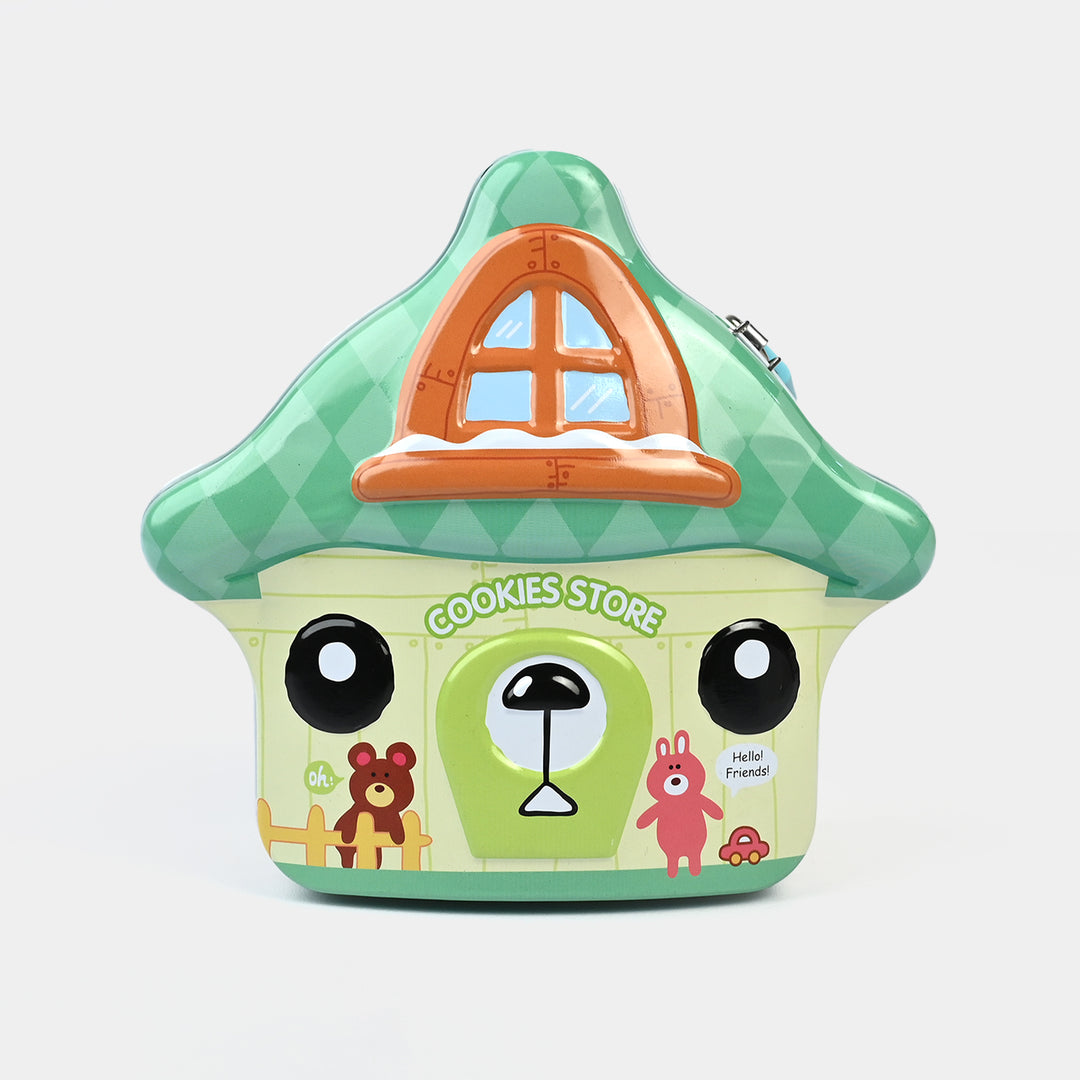 Metal Coin/Money Box with Lock For Kids