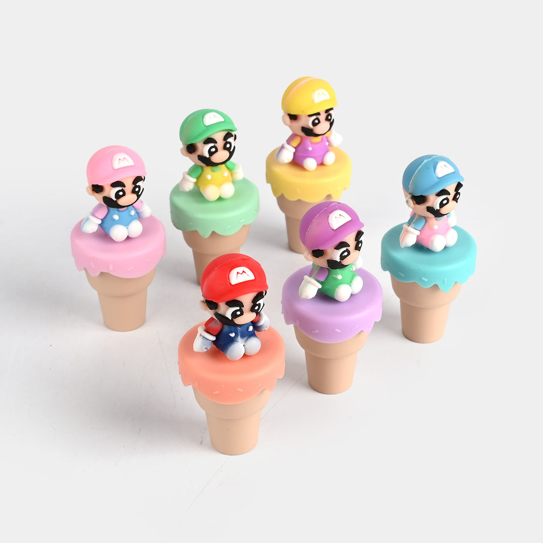Cartoon Character Mini Highlighter Marker Set | 6PCs