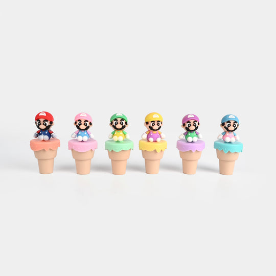 Cartoon Character Mini Highlighter Marker Set | 6PCs