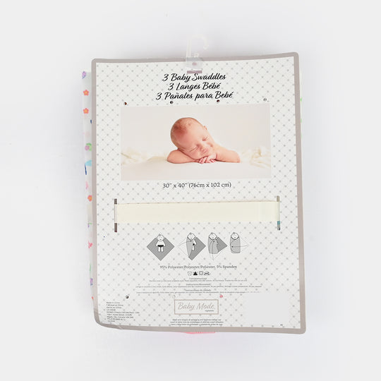 Premium Baby Wrapping Sheet - Pack of 3