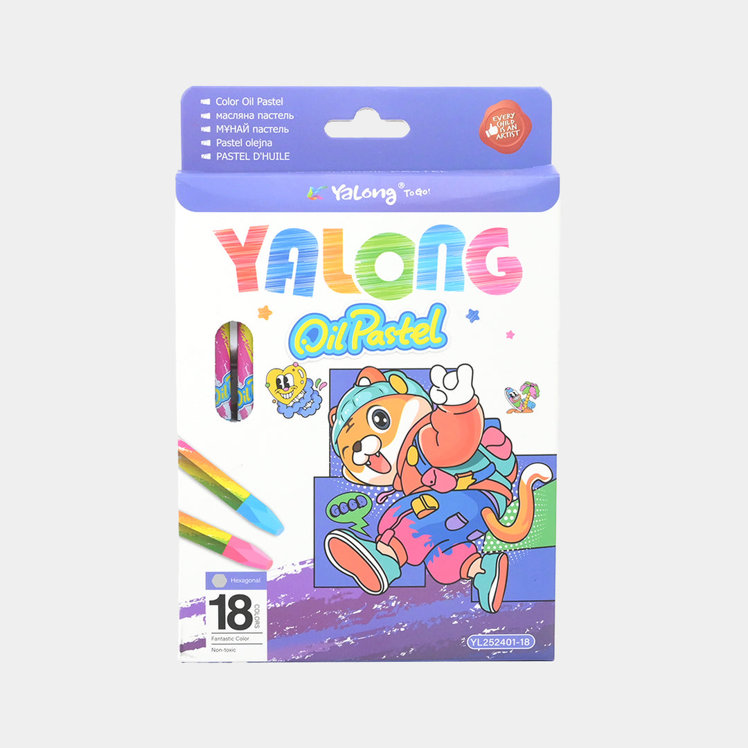Oil Pastel 18 Colors