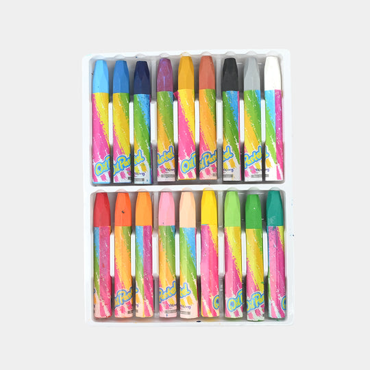 Oil Pastel 18 Colors