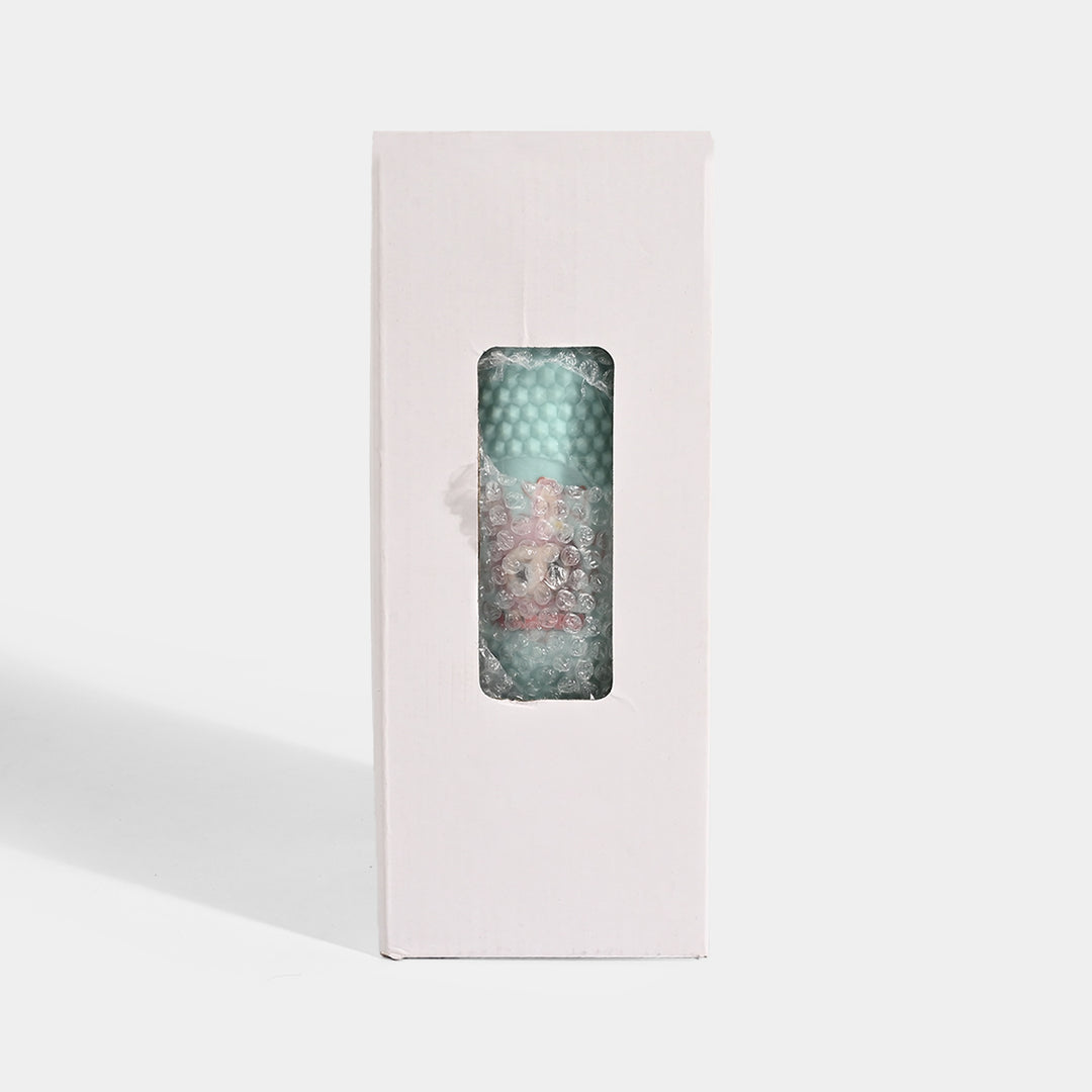 Fluted Cold Cup Tumbler with Straw