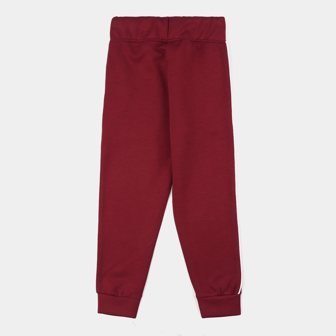 Girls Microfiber Interlock Pajama ALWAYS EXPLORING-Red