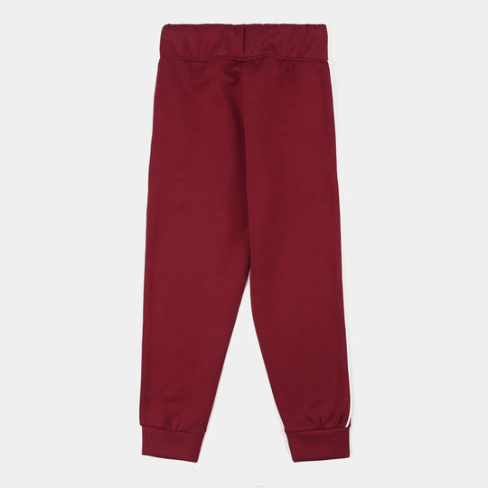 Girls Microfiber Interlock Pajama ALWAYS EXPLORING-Red