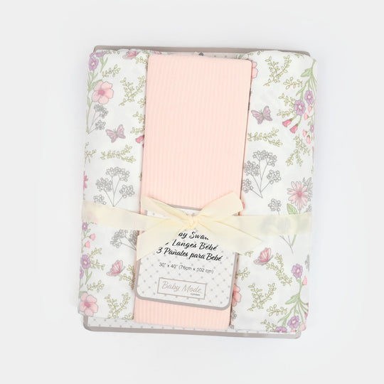 Premium Baby Wrapping Sheet - Pack of 3