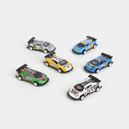 6-Piece Die-Cast Racing Car Set