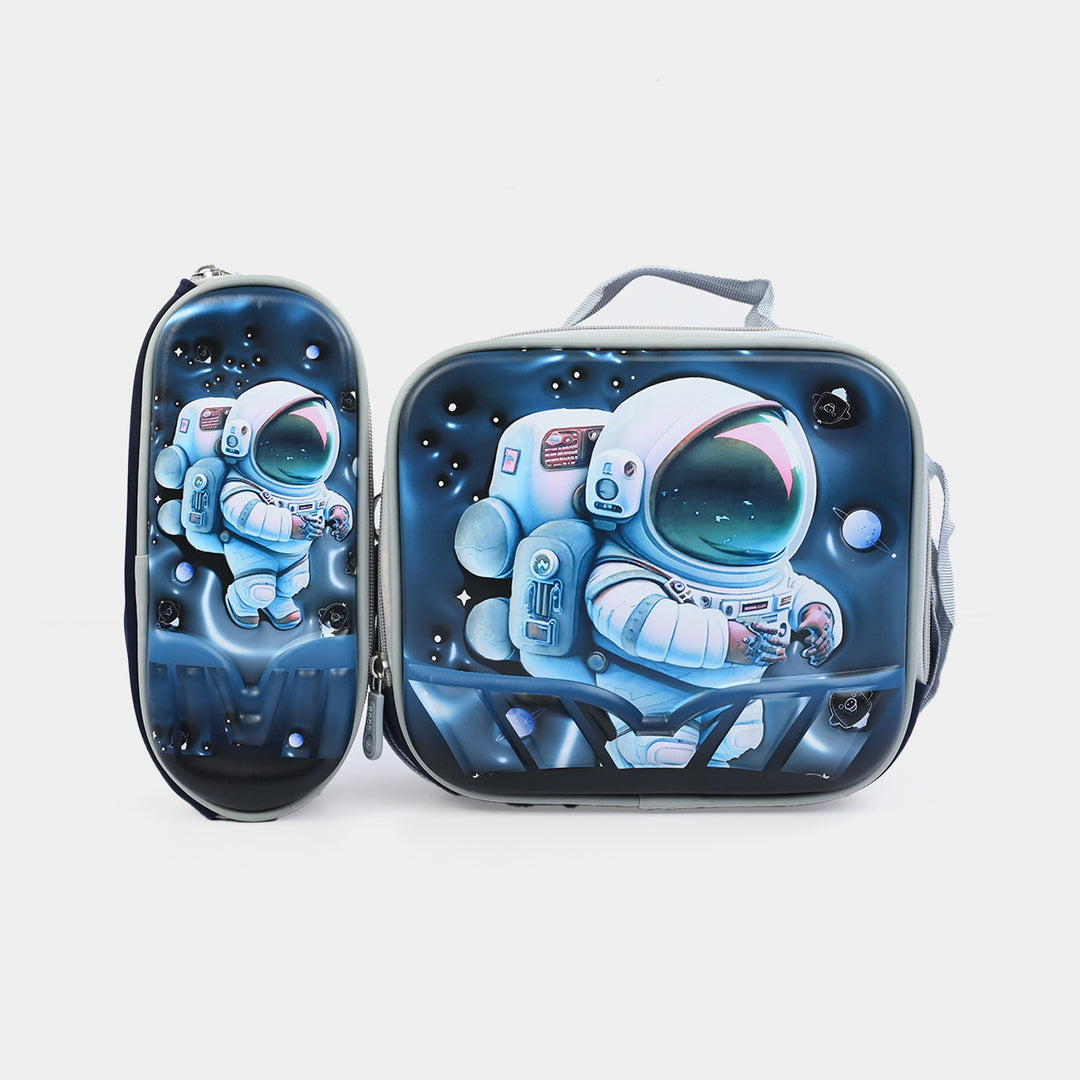 16" 3D Embossed School Bag Set | Grade 1-4