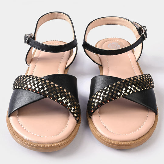 Girls Sandal 1270-BLACK