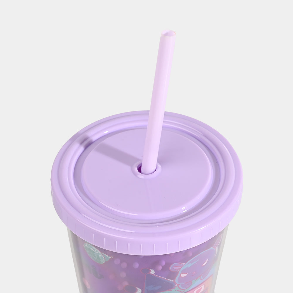 Acrylic Tumbler Mug with Straw