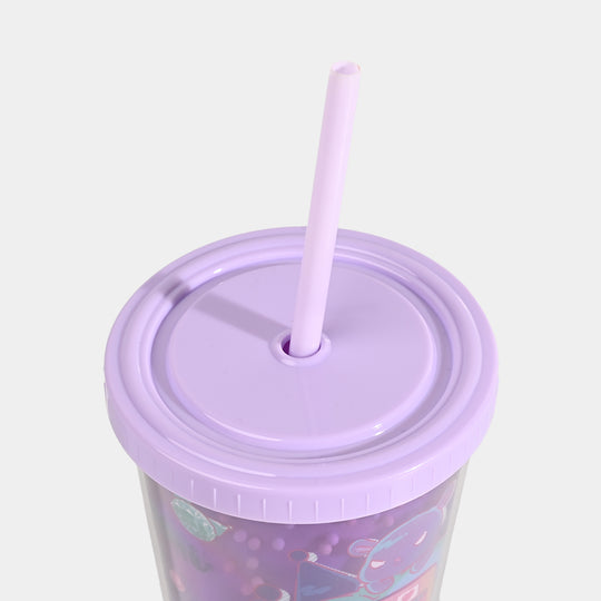 Acrylic Tumbler Mug with Straw