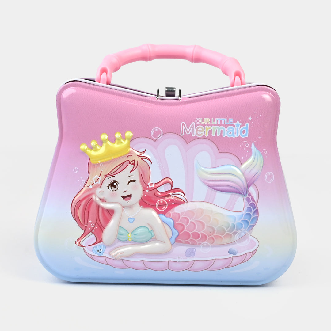 Metal Coin/Money Box with Lock For Kids