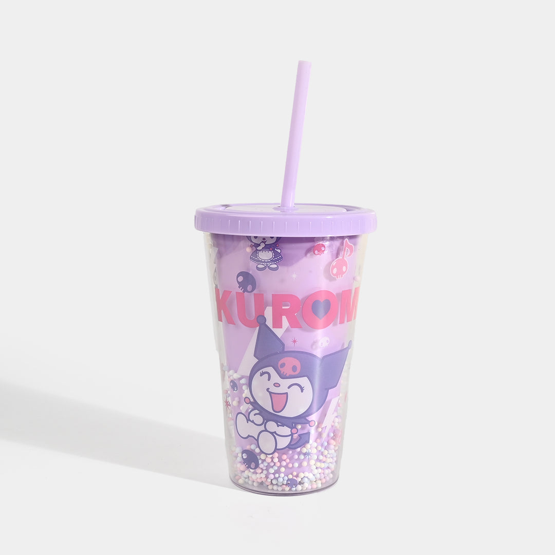 Acrylic Tumbler Mug with Straw