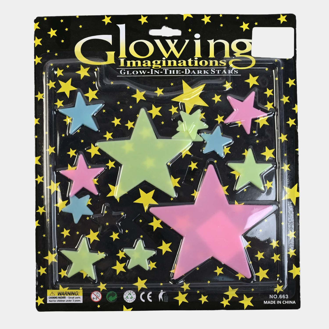 Glowing Plastic Stickers