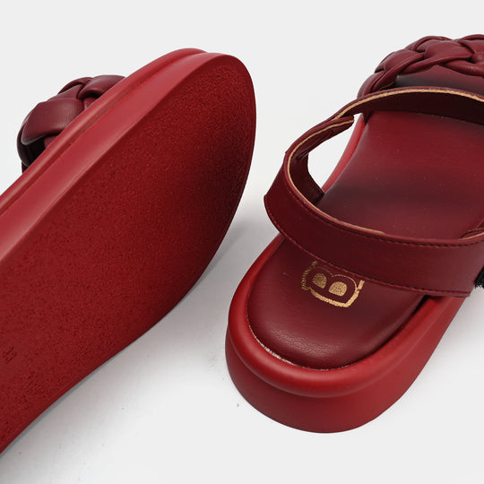 Girls Sandal ZP-060-MAROON