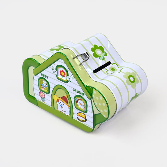 Metal Coin/Money Box with Lock For Kids