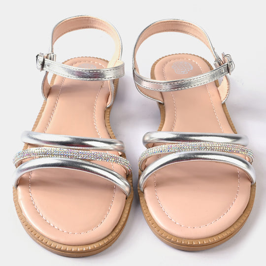 Girls Sandals 1278-SILVER