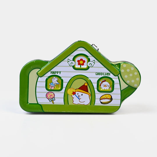 Metal Coin/Money Box with Lock For Kids